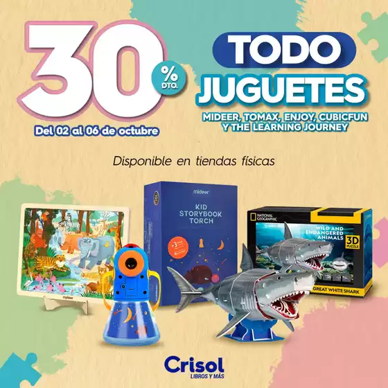Catálogo Crisol | 30 % Dto  | 2024-10-03T00:00:00.000Z - 2024-10-06T00:00:00.000Z