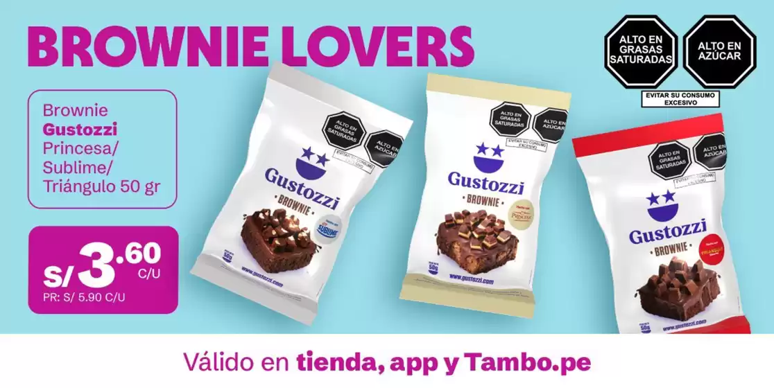 Catálogo Tambo | Brownie Lovers  | 2024-10-07T00:00:00.000Z - 2024-10-11T00:00:00.000Z
