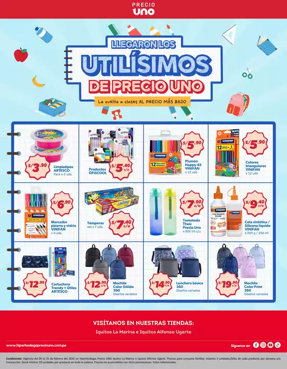 Catálogo Hiperbodega Precio Uno | Catálogo Hiperbodega Precio Uno. | 2026-02-09T00:00:00.000Z - 2026-02-25T00:00:00.000Z