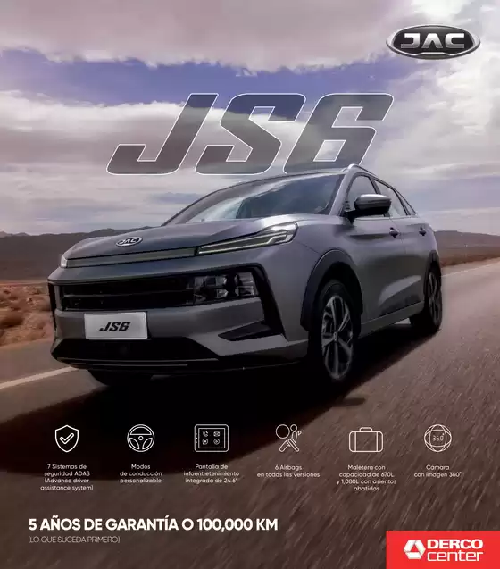 Catálogo Derco en Callao | JAC JS6 JS6 COMFORT 2024 | 2026-02-11T00:00:00.000Z - 2026-02-25T00:00:00.000Z