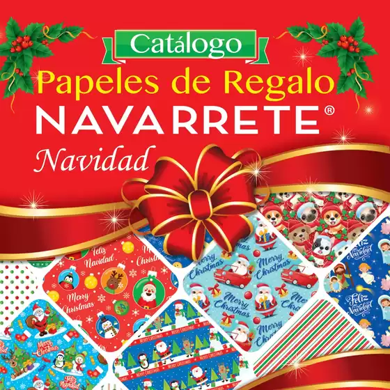 Catálogo Distribuidora Navarrete | Papeles de regalo  | 2024-10-21T00:00:00.000Z - 2024-12-31T00:00:00.000Z