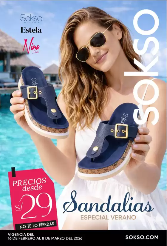 Catálogo Sokso | ESPECIAL SANDALIAS 4 | 2026-02-16T00:00:00.000Z - 2026-03-08T00:00:00.000Z