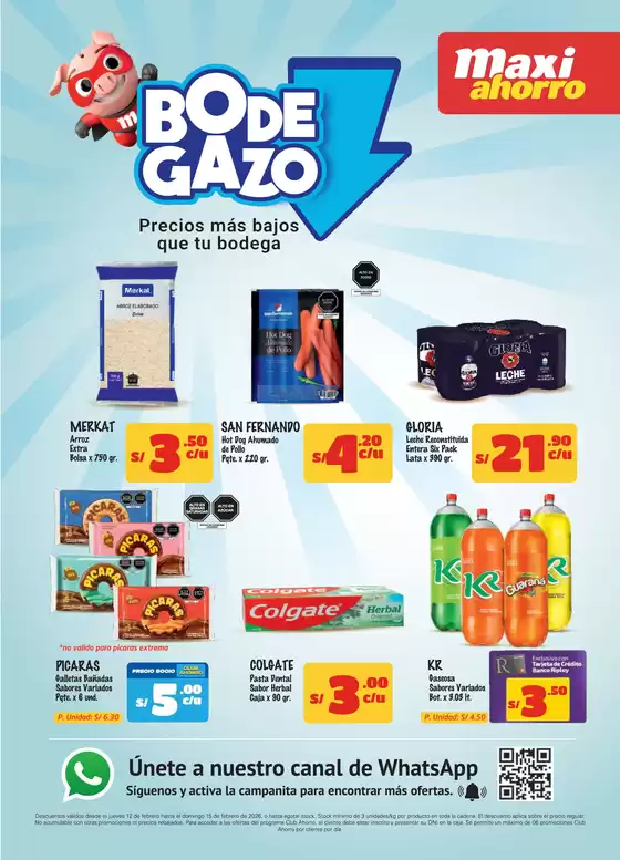 Catálogo MaxiAhorro | Nuestras mejores gangas | 2026-02-12T00:00:00.000Z - 2026-02-15T00:00:00.000Z