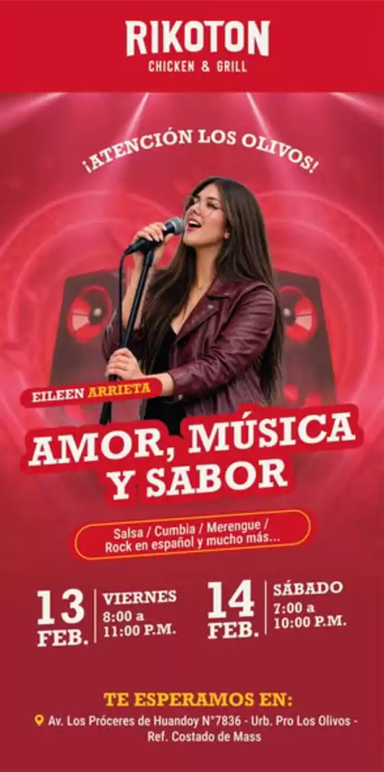 Catálogo Rikoton Chicken | Amor y musica y sabor | 2026-02-12T00:00:00.000Z - 2026-02-14T00:00:00.000Z