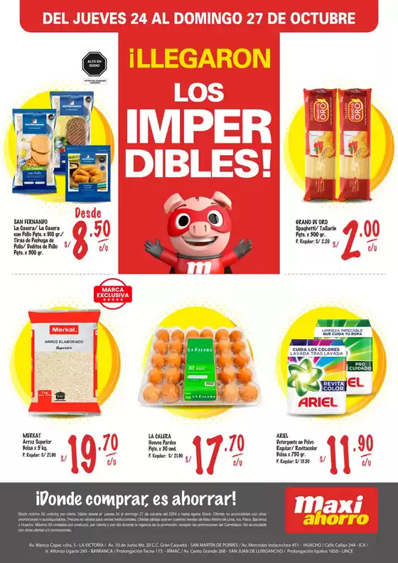 Catálogo MaxiAhorro | Llegaron los imperdibles  | 2024-10-24T00:00:00.000Z - 2024-10-27T00:00:00.000Z