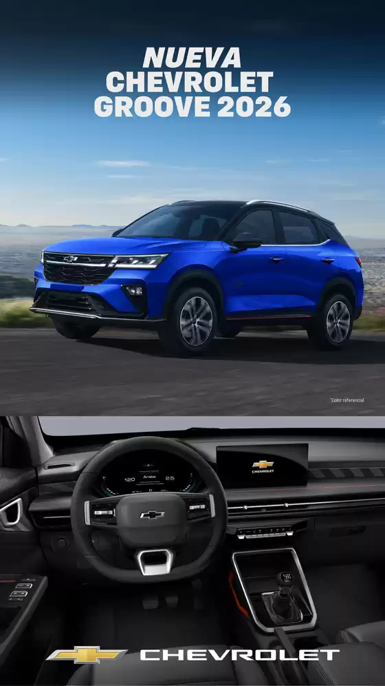 Catálogo Chevrolet | GROOVE 2026 | 2026-02-13T00:00:00.000Z - 2027-06-30T00:00:00.000Z