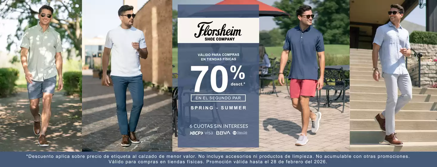 Catálogo Florsheim | 70%desct  | 2026-02-18T00:00:00.000Z - 2026-02-28T00:00:00.000Z