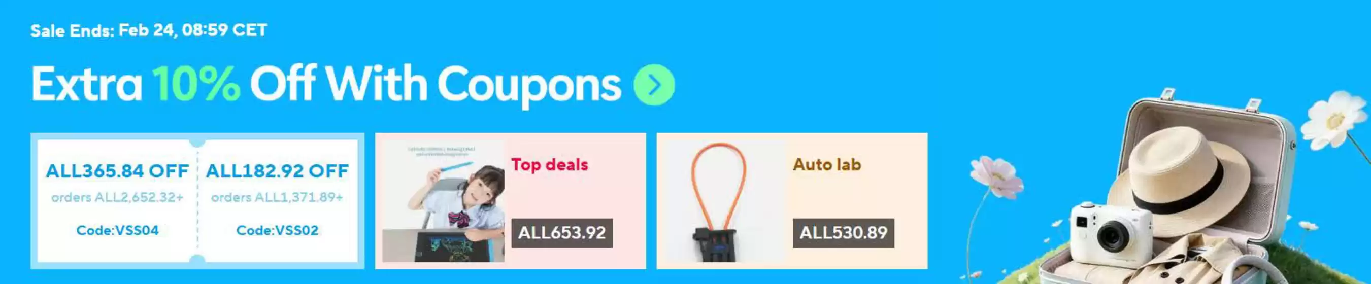 Catálogo Ali Express | Extra 10%off with coupons | 2026-02-18T00:00:00.000Z - 2026-02-24T00:00:00.000Z