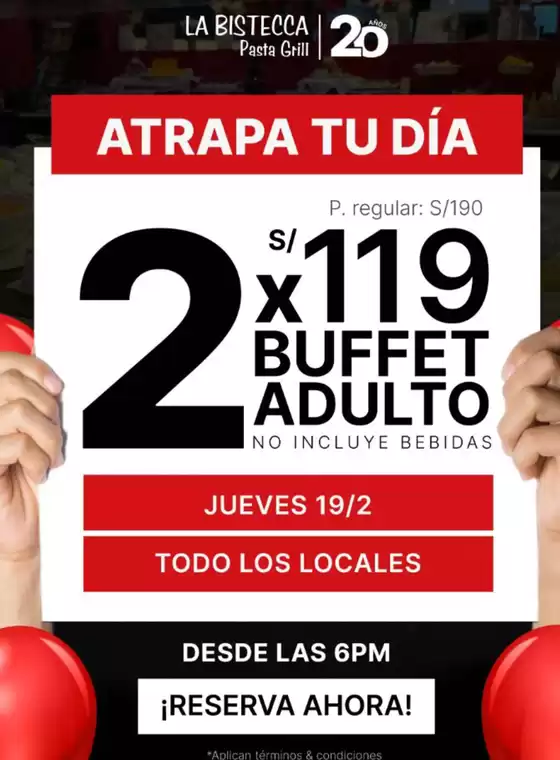 Catálogo La Bistecca | Buffet Adulto! | 2026-02-19T00:00:00.000Z - 2026-02-19T00:00:00.000Z