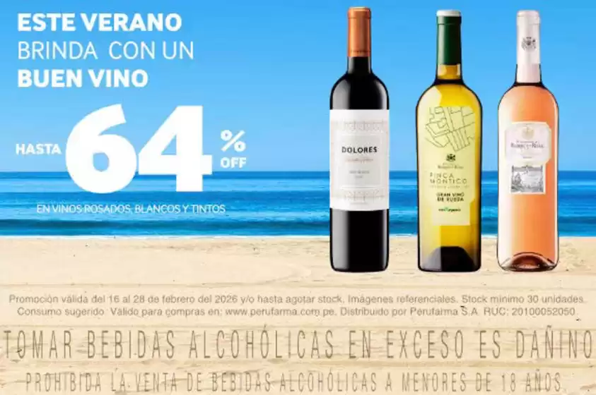 Catálogo Perufarma | Este verano brinda con un buen vino | 2026-02-20T00:00:00.000Z - 2026-02-28T00:00:00.000Z