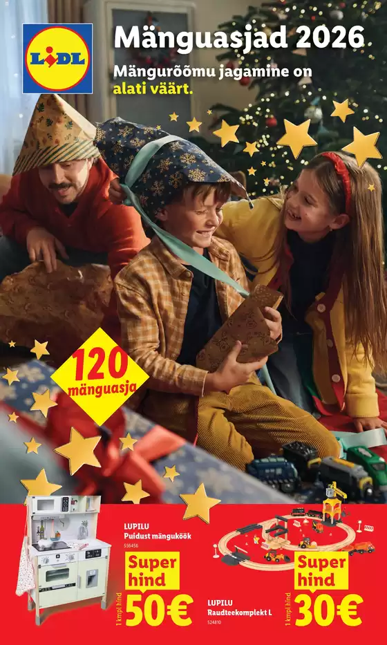 Lidl kliendileht | Mängurõõmu jagamine on alati väärt. | 2026-11-02T00:00:00.000Z - 2026-12-27T00:00:00.000Z