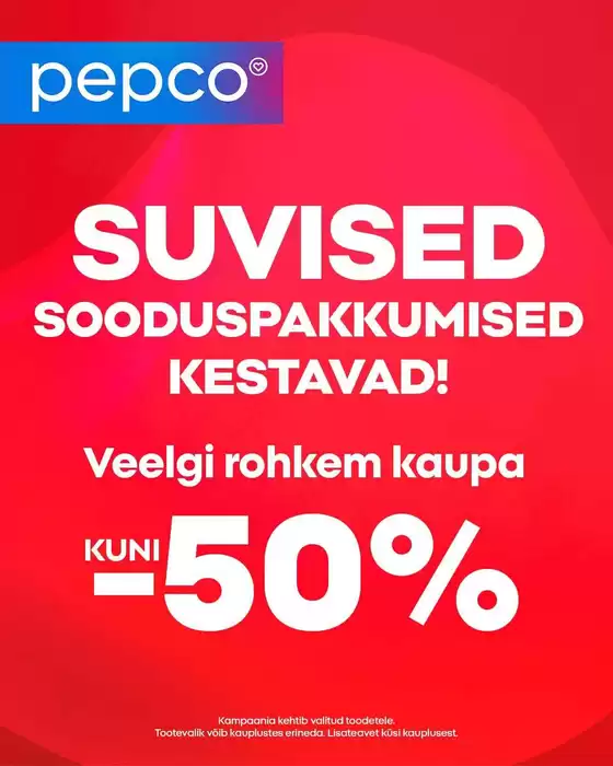 Pepco kliendileht linnas Saaremaa | Pepco kataloog | 2026-07-09T00:00:00.000Z - 2026-07-23T00:00:00.000Z