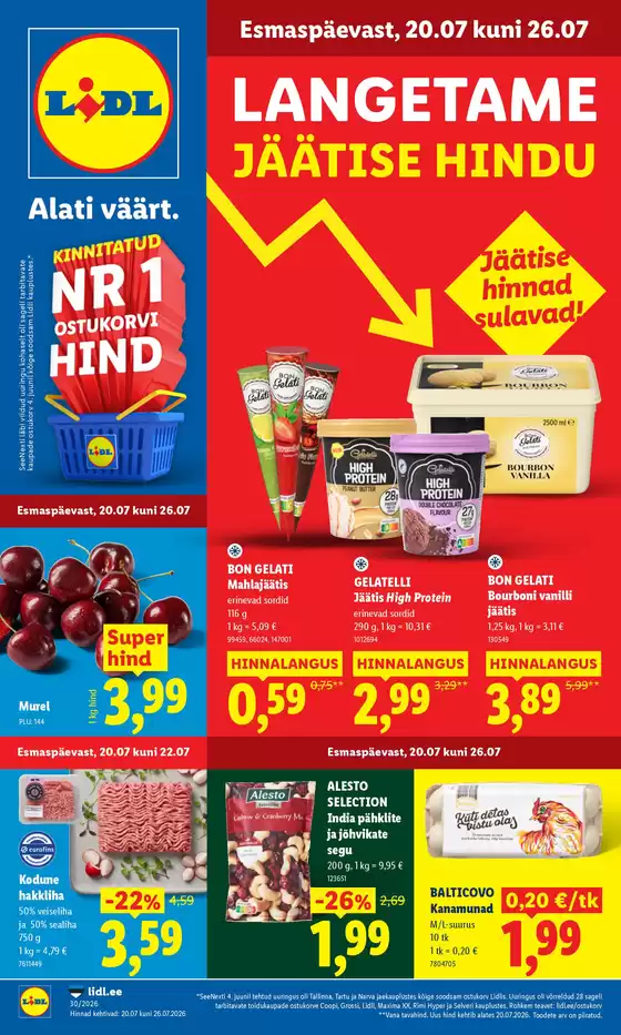 Lidl kliendileht linnas Maardu | 20.0726.07 | 2026-07-20T00:00:00.000Z - 2026-07-26T00:00:00.000Z