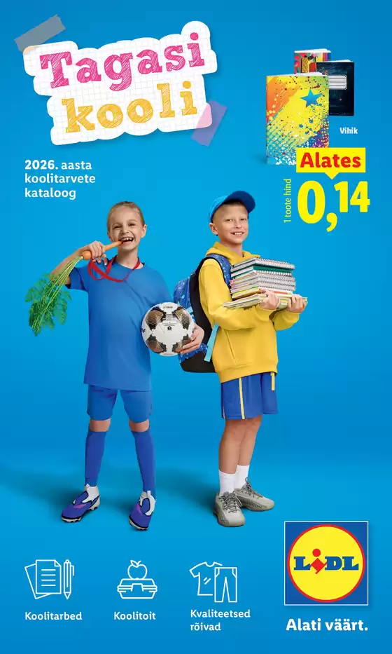 Lidl kliendileht linnas Maardu | Koolitarvete kataloog 2026 | 2026-07-20T00:00:00.000Z - 2026-09-06T00:00:00.000Z