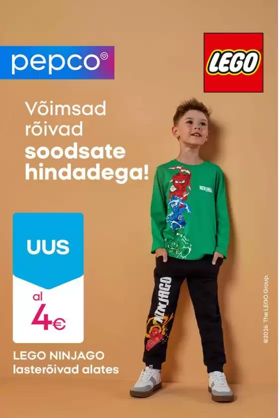 Pepco kliendileht linnas Iila | Pepco kataloog | 2026-08-25T00:00:00.000Z - 2026-09-08T00:00:00.000Z