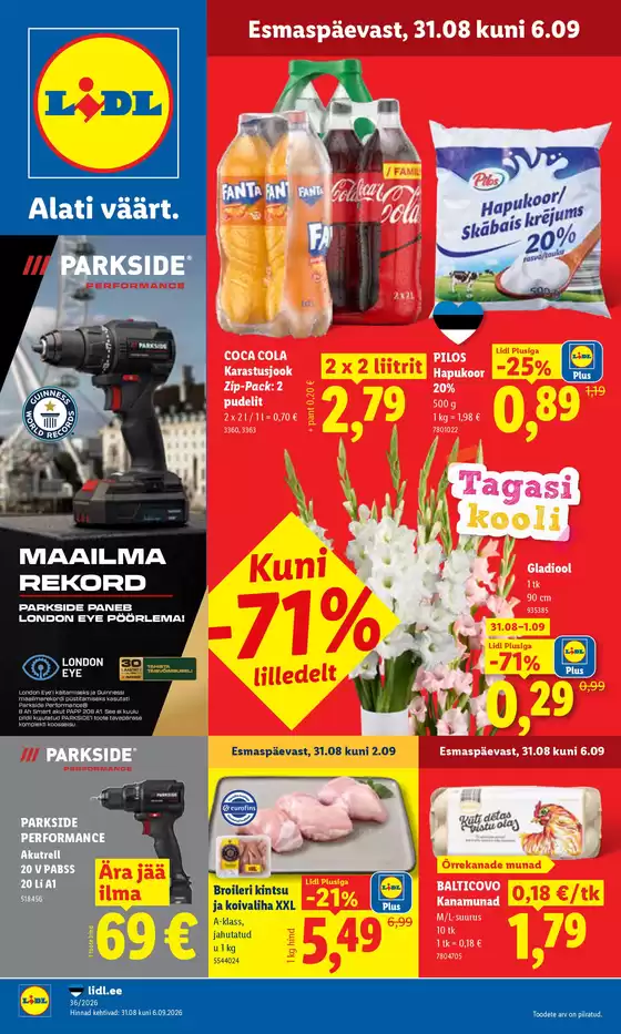 Lidl kliendileht | 31.086.09 | 2026-08-31T00:00:00.000Z - 2026-09-06T00:00:00.000Z