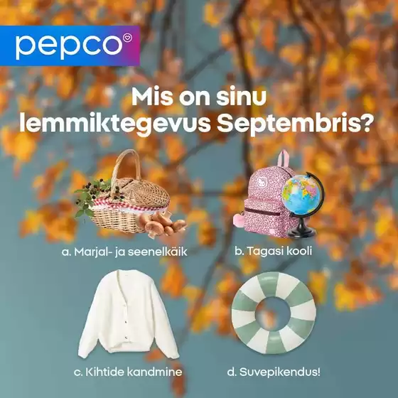 Pepco kliendileht | Pepco kataloog | 2026-09-01T00:00:00.000Z - 2026-09-30T00:00:00.000Z