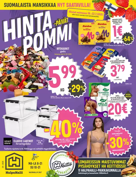 HalpaHalli tarjoukset