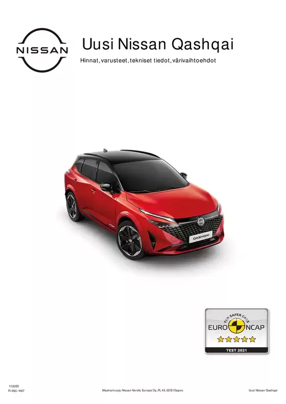FIN New Qashqai Asiakashinnasto