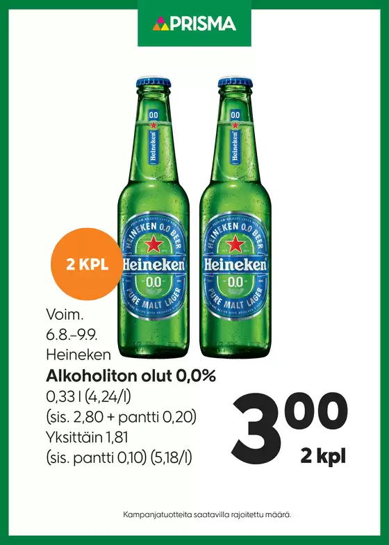 Prisma -luettelo, Kemi | TOK Prisma ketjukampanja 6.8-9.9. | 2025-08-06T00:00:00.000Z - 2025-09-09T00:00:00.000Z