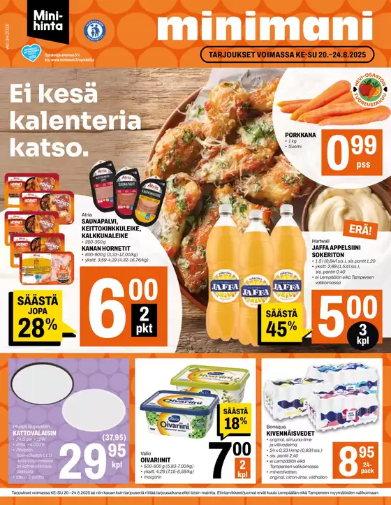 Minimani -luettelo, Seinäjoki | Minimani Yhtiöt Oy | 2025-08-20T00:00:00.000Z - 2025-08-24T00:00:00.000Z