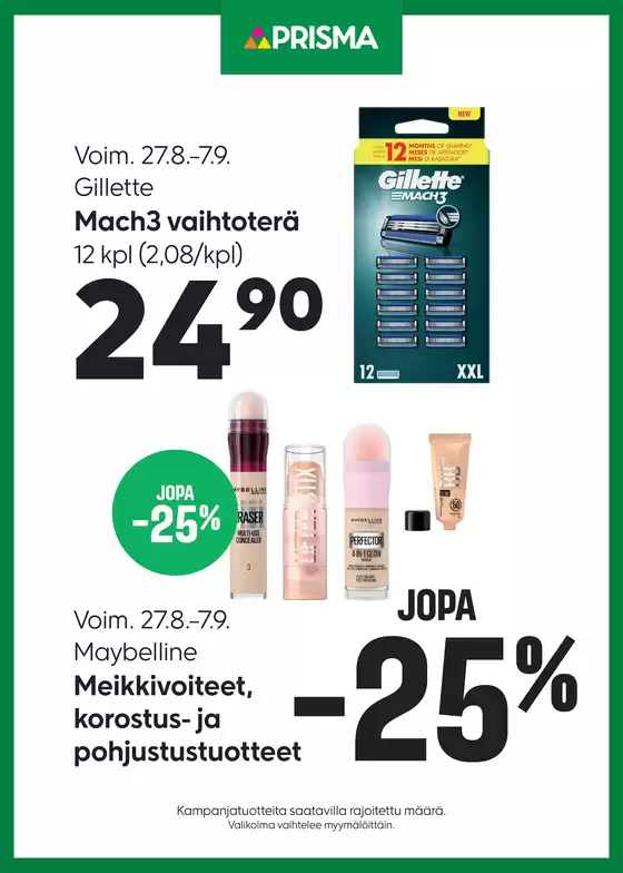 Prisma ketjukampanjat vko 35-36