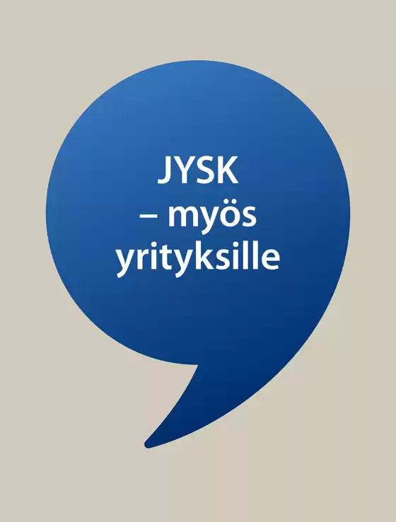 JYSK -luettelo, Ylivieska | Viikon tarjoukset | 2025-08-28T00:00:00.000Z - 2025-09-24T00:00:00.000Z