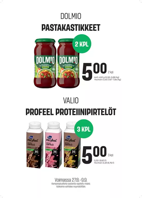 Alennukset ja kampanjat