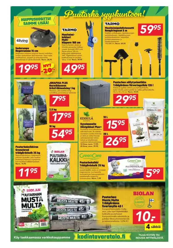 Huipputarjouksia kaikille tarjoushaukoille