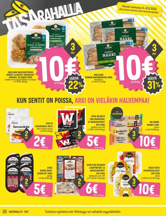 HalpaHalli tarjoukset