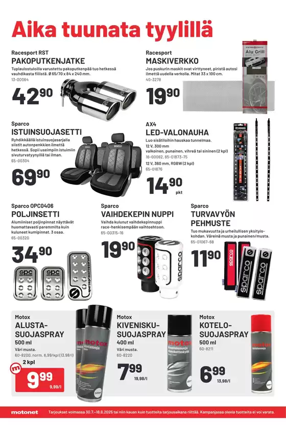 Uusia tarjouksia löydettäväksi