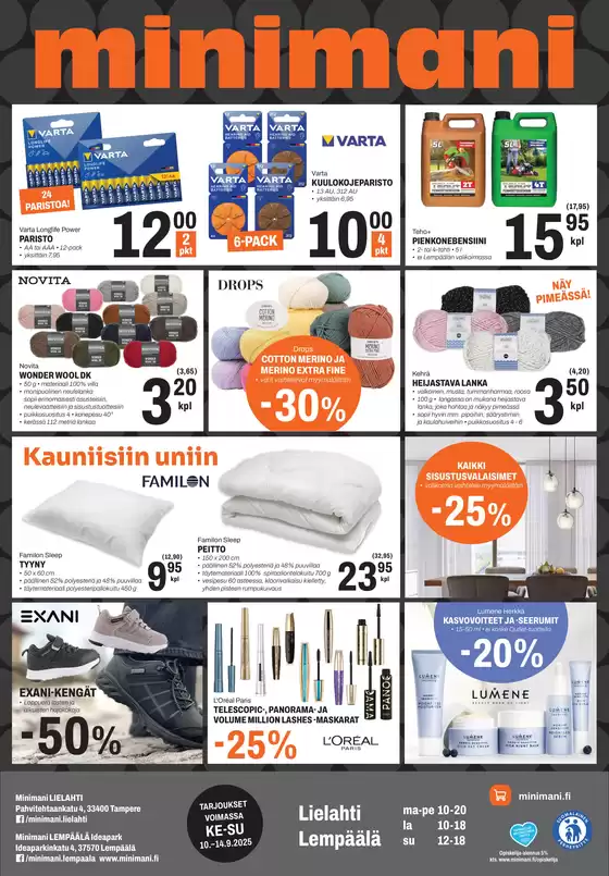 Ajankohtaiset diilit ja tarjoukset