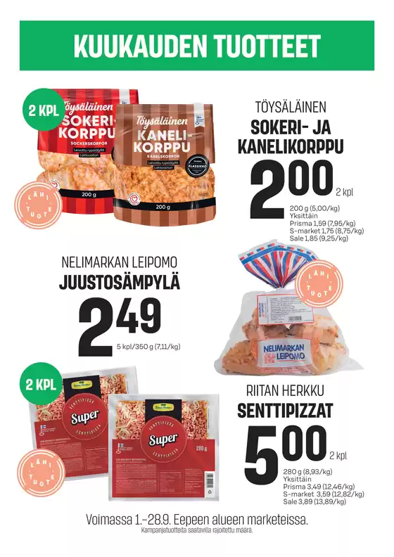 eepee sm kuukauden tuotteet syyskuu 2025