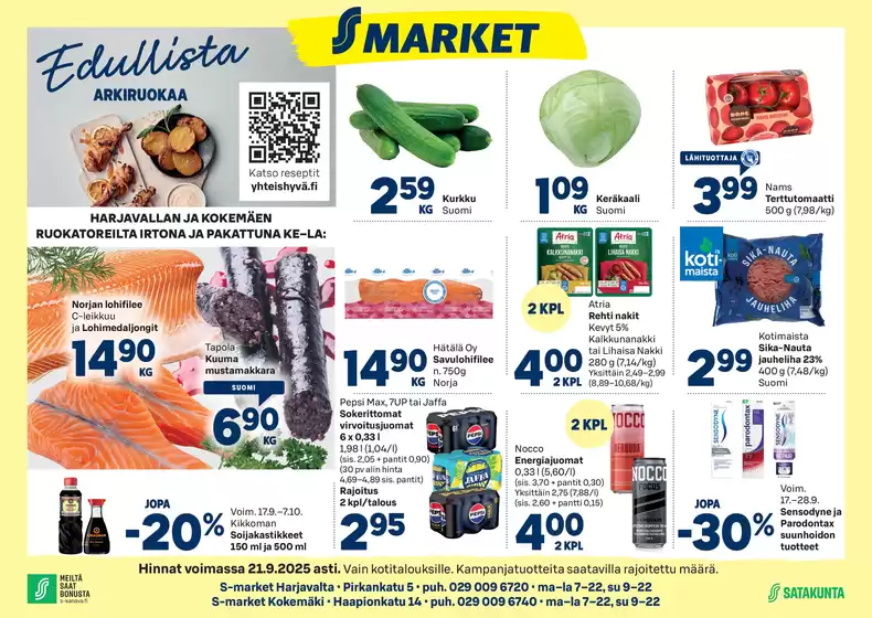 S-Market tarjoukset