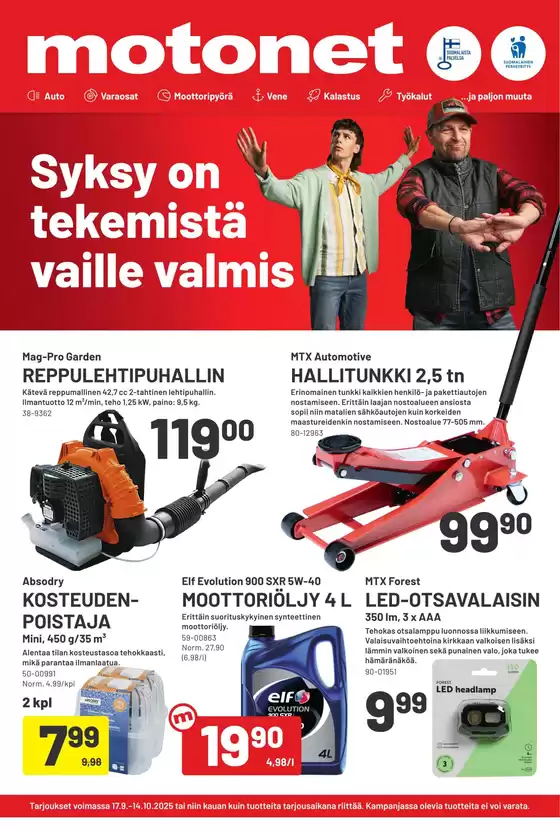 Uusia tarjouksia löydettäväksi