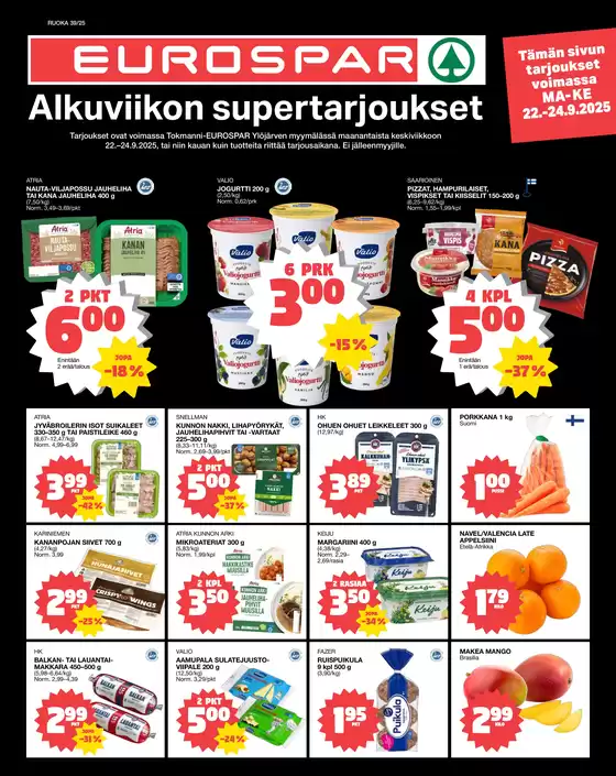EUROSPAR Ylöjärvi Ruokasanomat