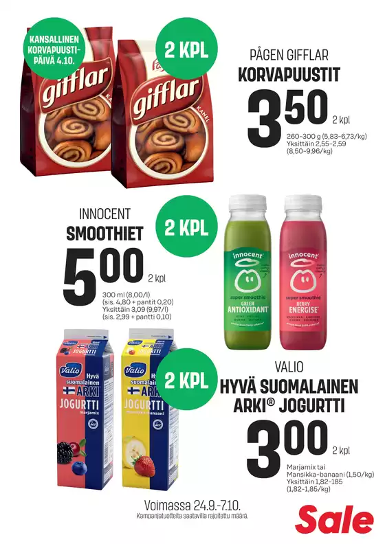 Uusia tarjouksia löydettäväksi