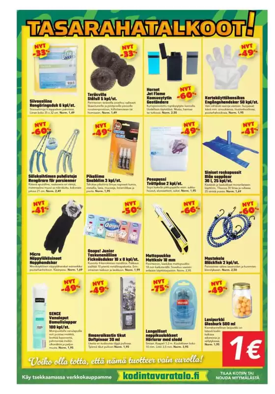 Löydä houkuttelevia tarjouksia