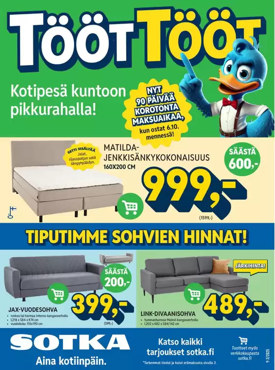 Huipputarjouksia säästöhaukoille