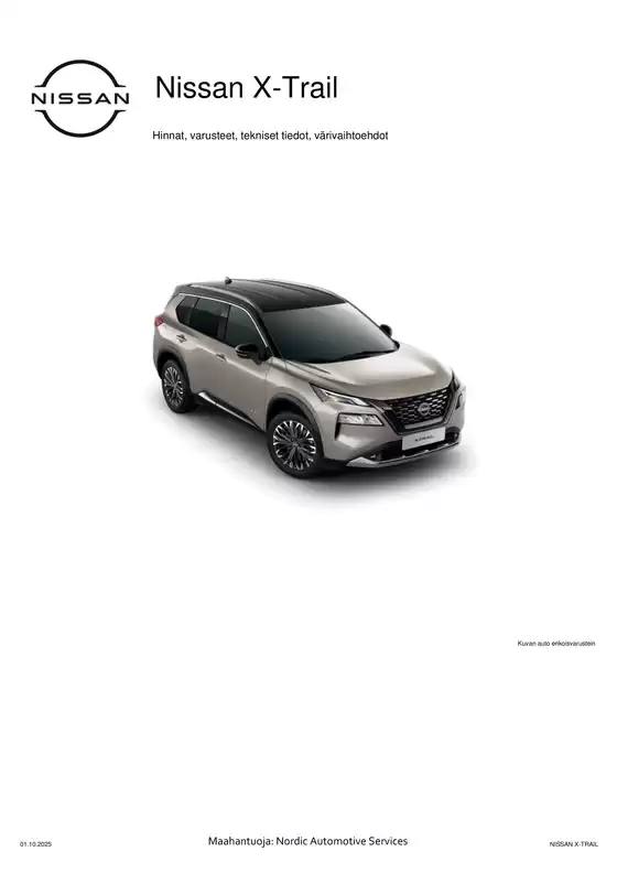 X TRAIL Asiakashinnasto Winter%20Edition 01 10 2025