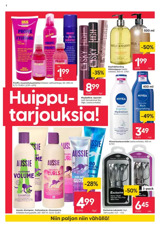 Rusta tarjoukset
