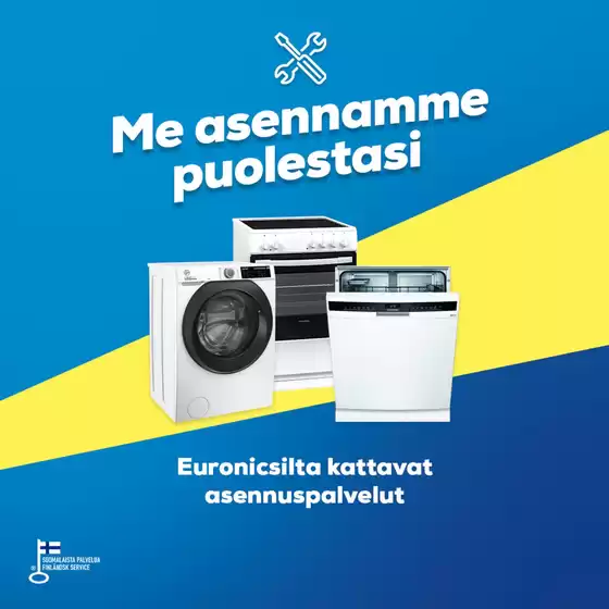 Euronics -luettelo, Pietarsaari | Eksklusiivisia diilejä asiakkaillemme | 2025-10-09T00:00:00.000Z - 2025-10-23T00:00:00.000Z