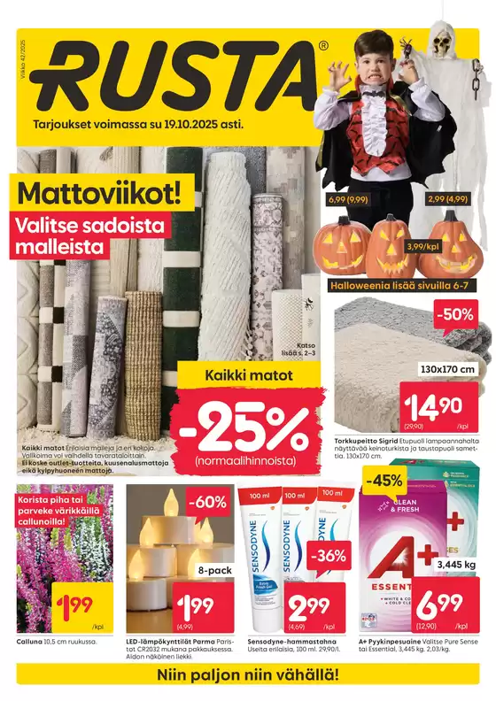 Rusta tarjoukset