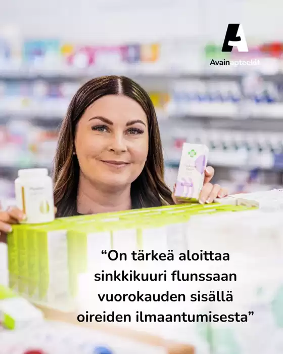 Avainapteekit -luettelo, Lahti | Erikoistarjoukset sinulle | 2025-10-26T00:00:00.000Z - 2025-11-09T00:00:00.000Z