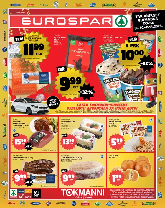 Tokmanni -luettelo, Uusikaupunki | EUROSPAR Ruokasanomat | 2025-10-30T00:00:00.000Z - 2025-11-13T00:00:00.000Z