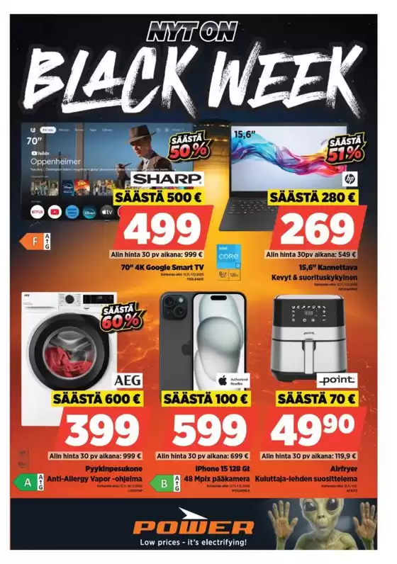 Power -luettelo, Pirttikoski | Power tarjoukset | 2025-11-12T00:00:00.000Z - 2025-12-01T00:00:00.000Z