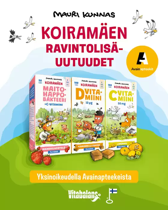 Avainapteekit -luettelo, Varkaus | Eksklusiivisia diilejä ja löytöjä | 2025-11-16T00:00:00.000Z - 2025-11-30T00:00:00.000Z