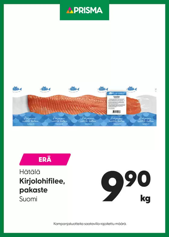 Prisma -luettelo, Kuopio | Prisma kirjolohi ERÄ | 2025-11-19T00:00:00.000Z - 2025-12-03T00:00:00.000Z