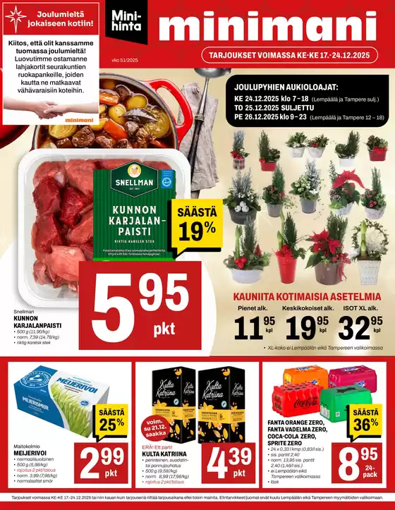 Minimani -luettelo, Loviisa | Minimani Yhtiöt Oy | 2025-12-17T00:00:00.000Z - 2025-12-24T00:00:00.000Z