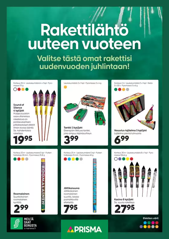 Sokos -luettelo, Riihimäki | Prisma uusivuosi kevytkuvasto | 2025-12-20T00:00:00.000Z - 2026-01-03T00:00:00.000Z